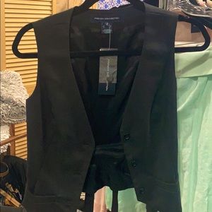 French Connection Black party vest